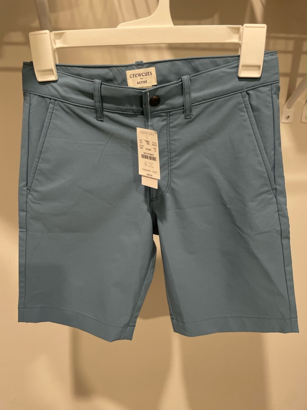 NWT J. Crew Crewcuts Boy’s Tech shorts